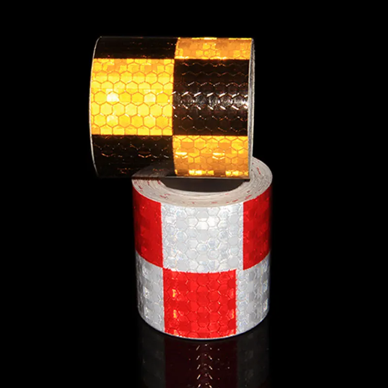 Двухцветные наклейки для украшения автомобиля предупреждающая Отражающая