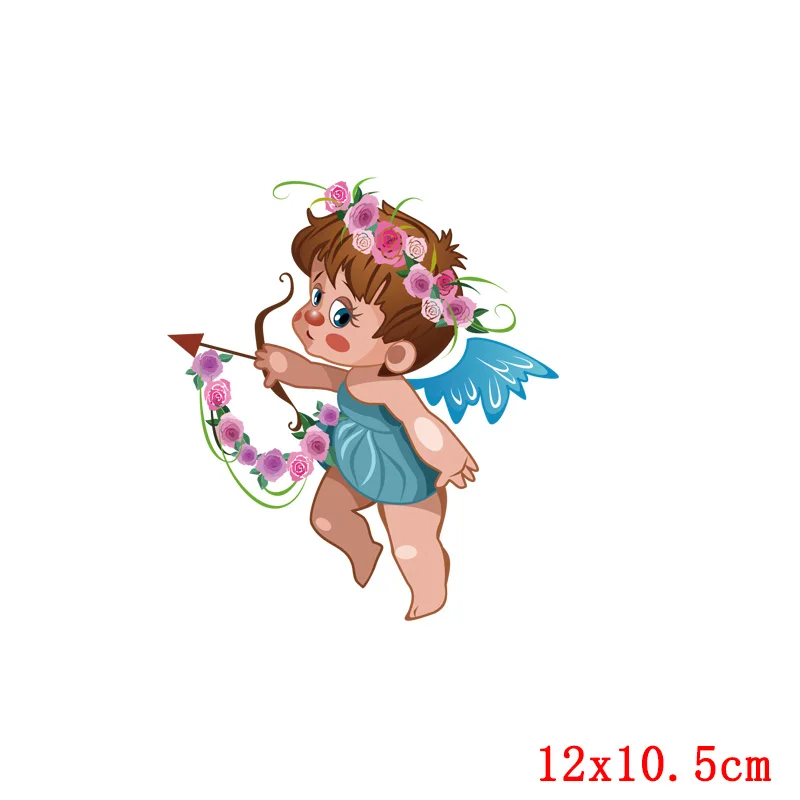 Купидон термо Стикеры для одежды теплопроводная поливинилхлоридная Ангел патч