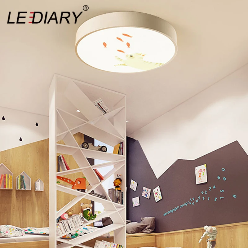Светодиодный потолочный светильник IARY 220 В С мультяшным рисунком для детской