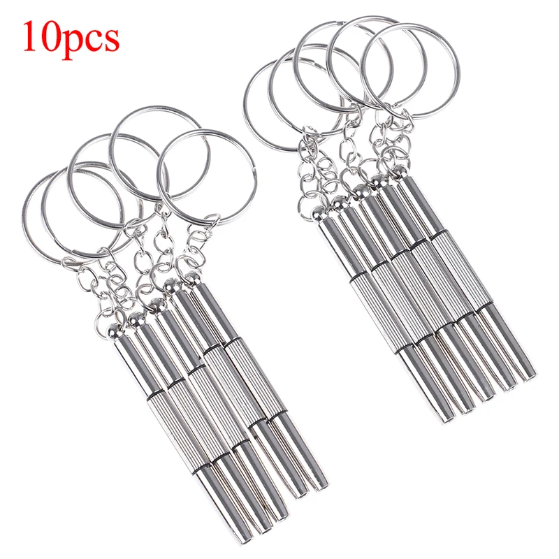 

10Pcs 3 in 1 Mini Portable Eyeglass Screwdriver Keychain Screwdriver Eyeglass Sunglasses Watch Repair Kit Tool