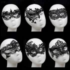 10 видов стилей продукт секса для женский, черный кружевная маска на глаза выдалбливают Хэллоуин Косплэй секс маска с повязкой с новой уникальной технологией рассеивания садо-1 шт.