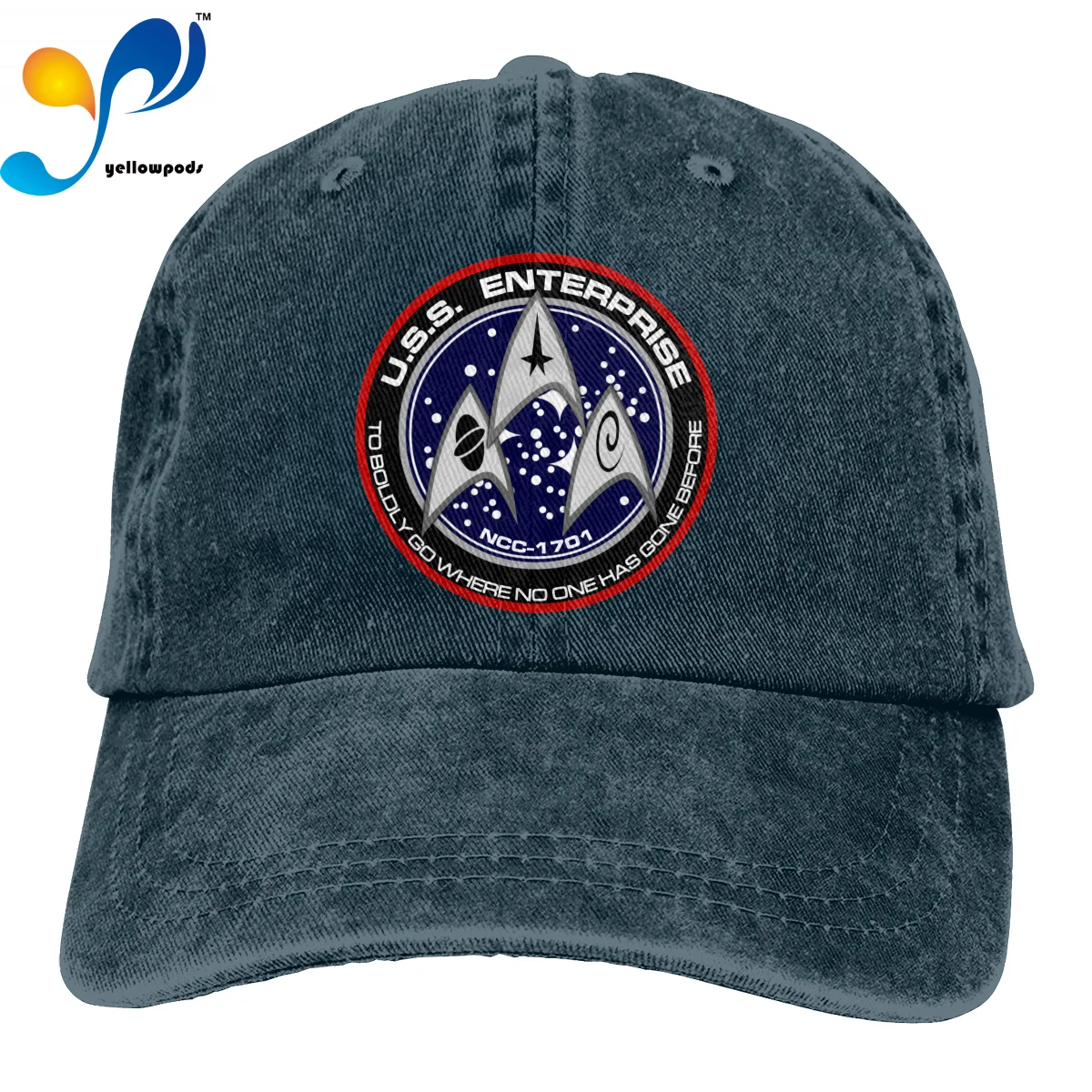 

Fashion Baseball Cap Print 3D Star Trek Logo Hats Men Women Cotton Outdoor Simple Visor Casual Cap
