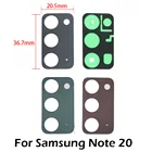 10 шт.Лот, стекло для камеры Samsung Galaxy Note 20 Ultra  Note 10 Lite Plus, задняя камера, стеклянный объектив с клеем