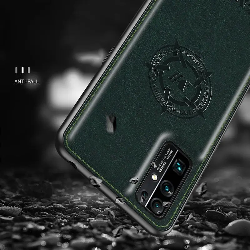 

For Honor 20 30 Pro Case Luxury Leather CASE For honor 20s 30s V20 V30 Retro Anti Fall Case Cover