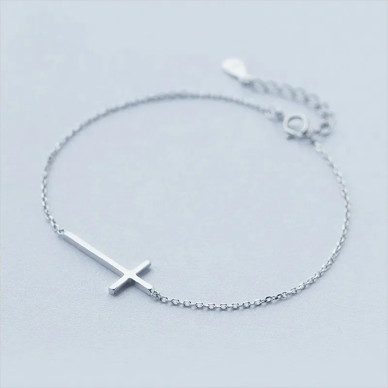 100% 925 серебряный крест Форма заявление распятие христианский ручной Шарм