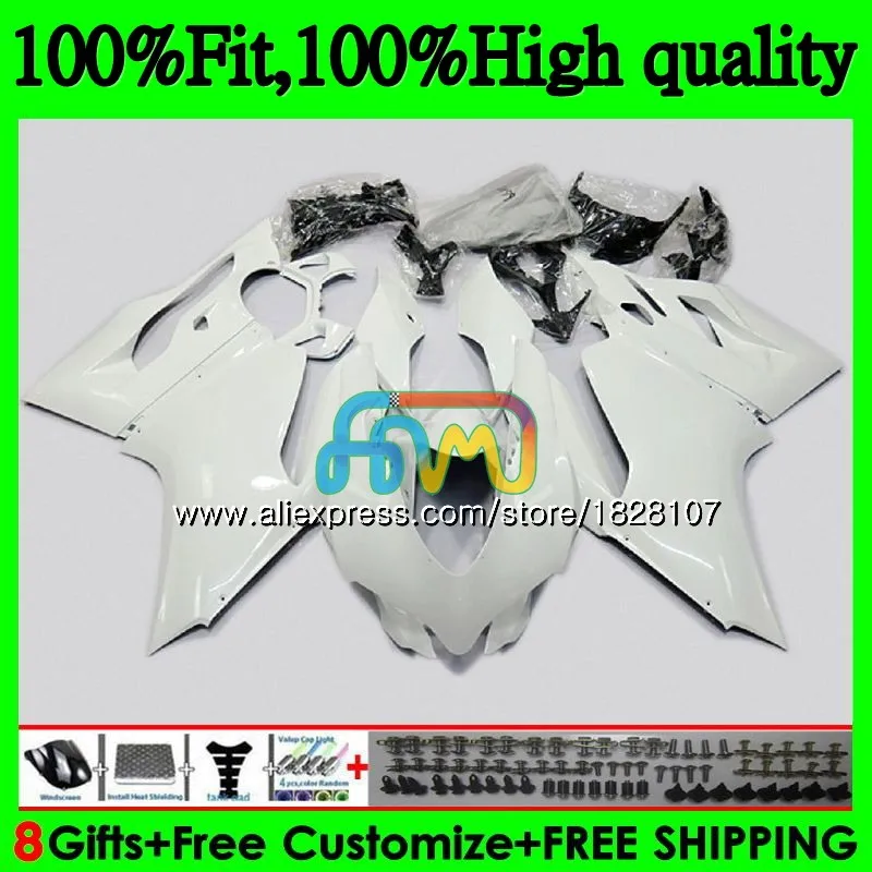 

Injection For DUCATI 899 1199 S R All white top Panigale 12 13 14 15 16 77BS.5 1199R 899S 1199S 2012 2013 2014 2015 2016 Fairing