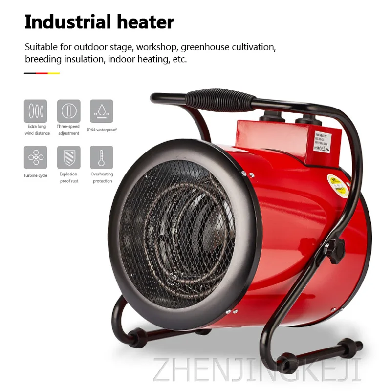 

3kw Industrial Electric Heaters High-power Electric Hheaters Heaters Drying Culture Heating