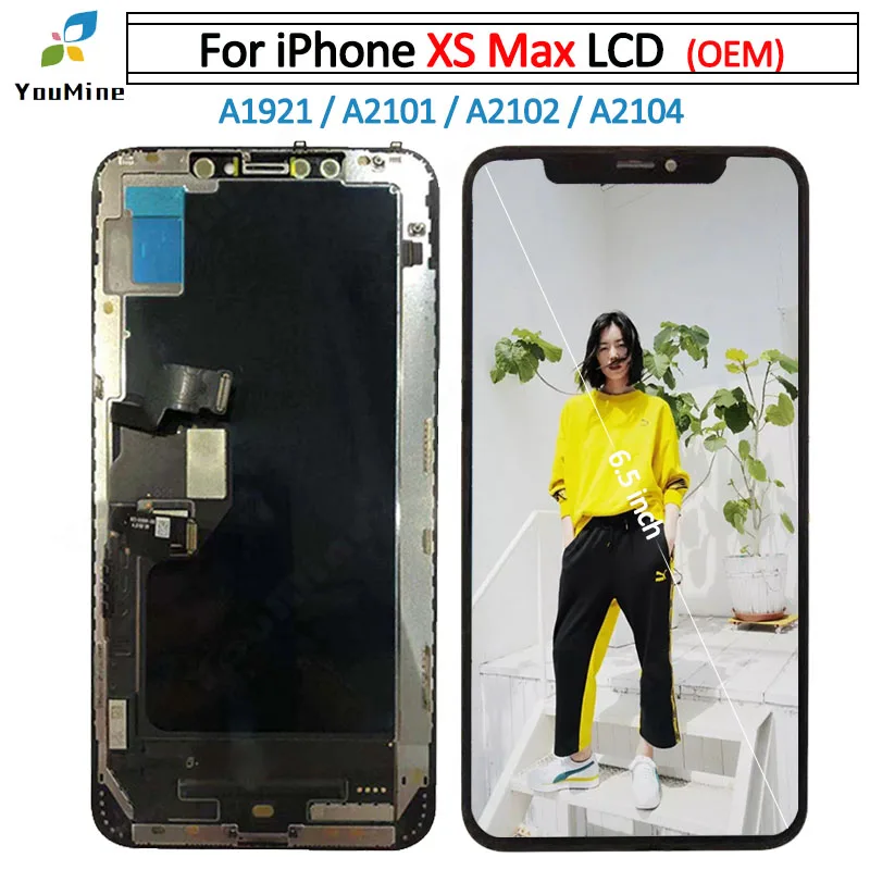 for OEM lcd Для iPhone XS Max A1921 ЖК-дисплей сенсорный экран дигитайзер A1921 A2101 A2102 A2104 сборка Замена для iPhone XS Max ЖК - Цвет: for OEM lcd