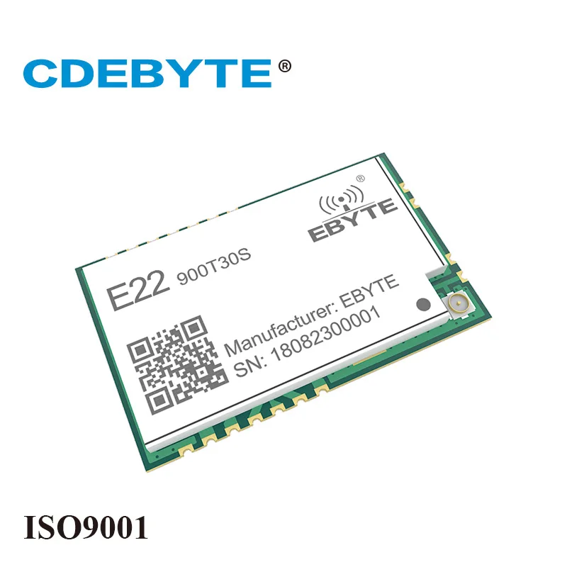 SX1262 SX1268 868 МГц 915 LoRa 30dBm SMD UART Беспроводной RF модуль приемопередатчика 1W с большим