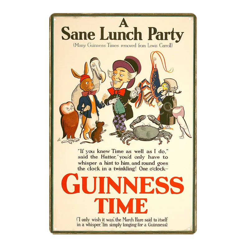 YD1492AI Guinness хороший для вас металлический плакат оловянные знаки винтажный Настенный декор для бара паба клуба человек пещера декоративная пластина YI-123 - Цвет: YD1492AI