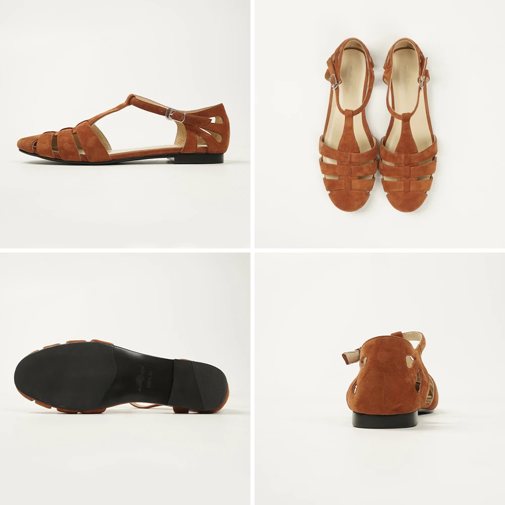 WILL & ZEST/гладиаторские плоские сандалии г. Женская обувь из кожи с Т образным