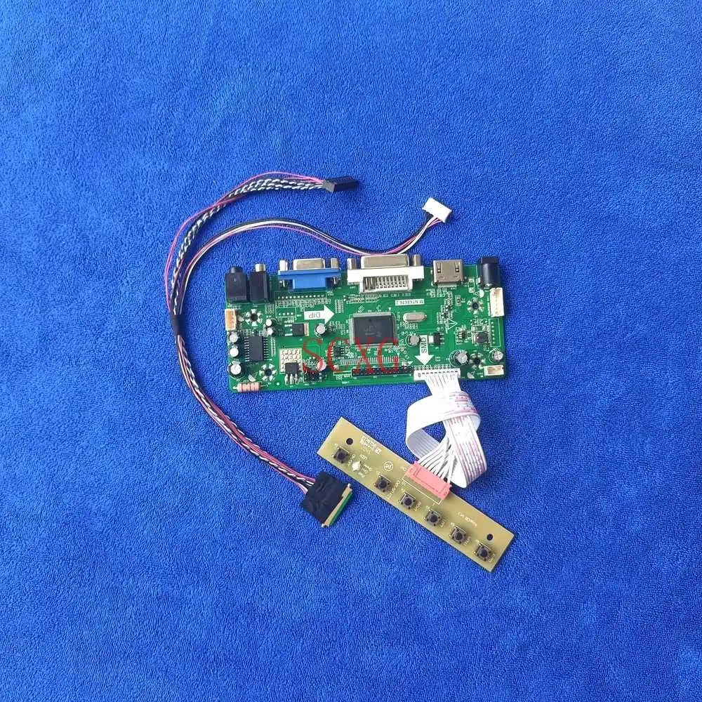 

VGA DVI HDMI-compatible LCD matrix drive board 40-Pin LVDS 1600*900 WLED 60Hz For B140RTN02.1/2.2 B140RTN03.1/3.2 M.NT68676 Kit