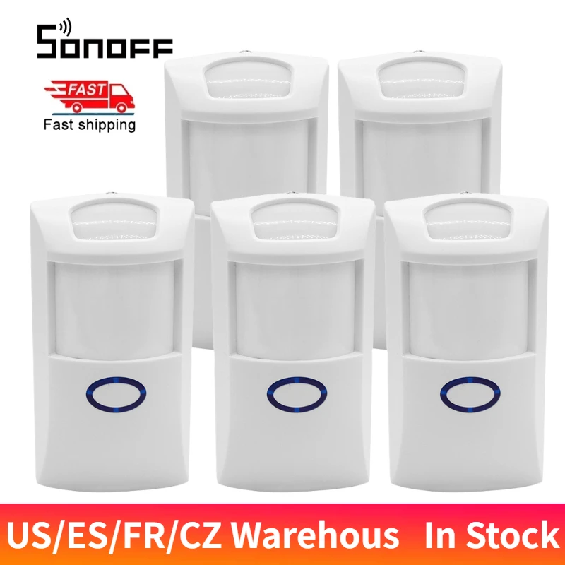 Беспроводной двойной инфракрасный детектор SONOFF PIR2 433 МГц радиочастотный датчик