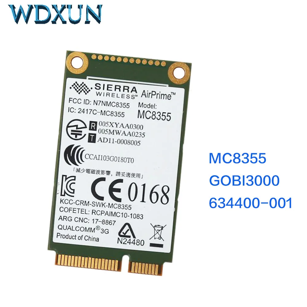 Беспроводная 3g карта Sierra MC8355 Gobi3000 HS2430 HSPA + REV A 14 Мбит/с/3 1 Мбит/с SPS 634400 001 2560p 2760p 8460w