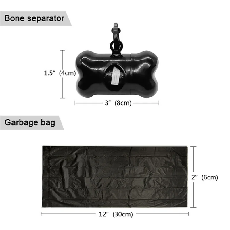 Bolsa de basura para perro, dispensador de rollos de recarga para limpieza de mascotas, soporte para residuos, accesorios para mascotas, 50rolos750uds-1