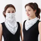 2020 Горячая продажа маска для рта Легкая Маска Для Лица Шарф Солнцезащитная маска для улицы маски для верховой езды Защитный Шелковый шарф платок