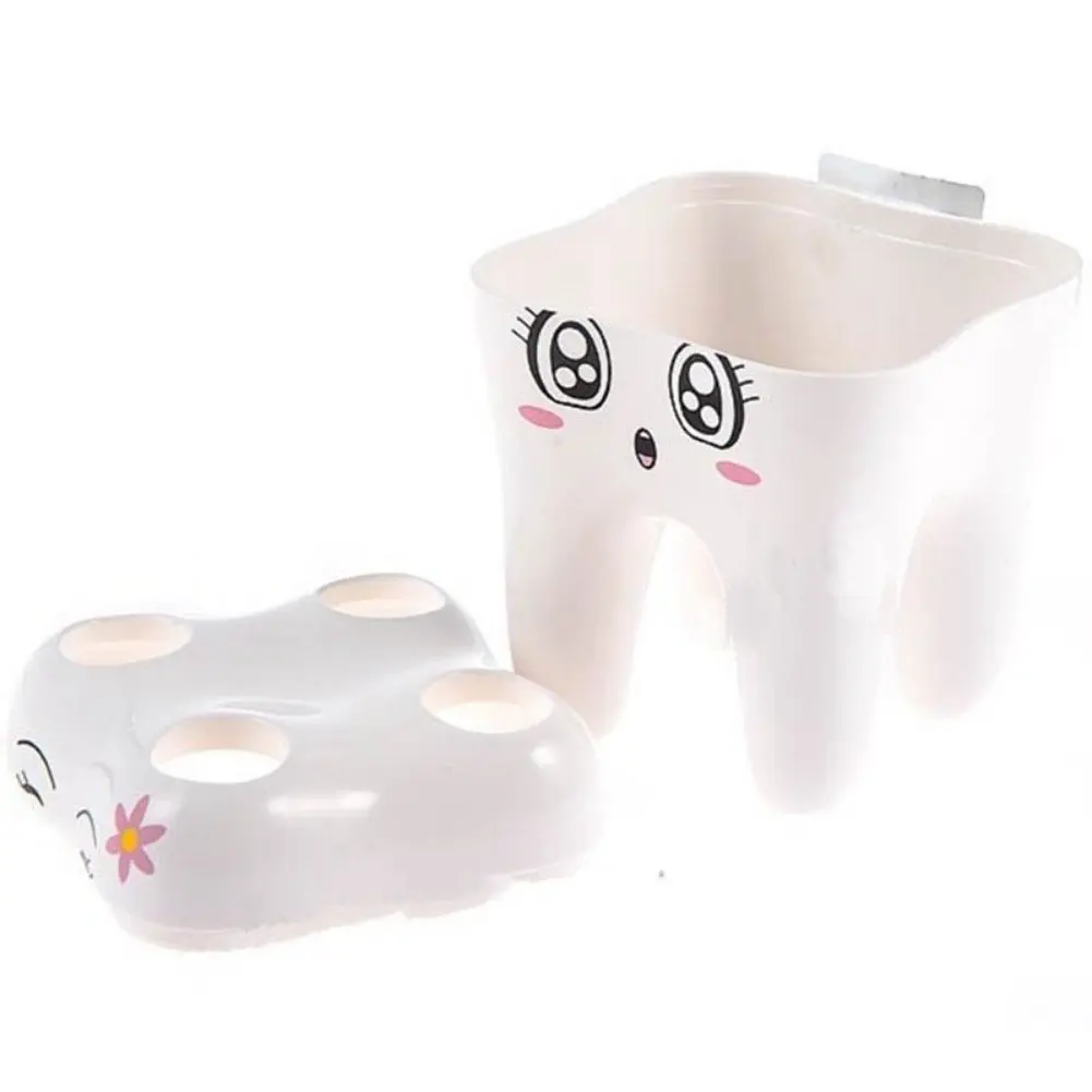 Стильная зубная щетка для зубов 4 отверстия мультяшная подставка зубных щеток