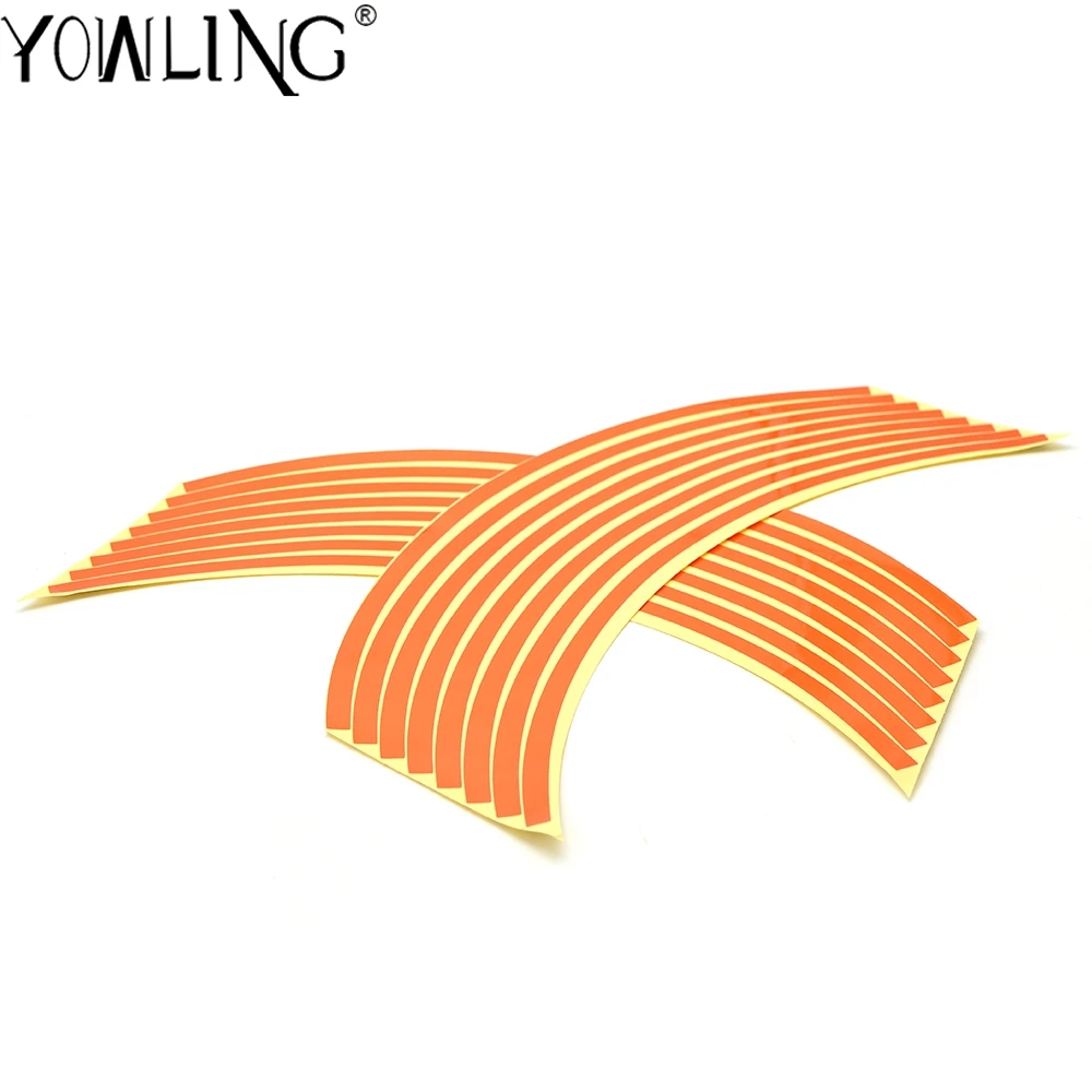 16 полос колеса наклейка светоотражающая обод полоса Лента Велосипед Мотоцикл 17 18