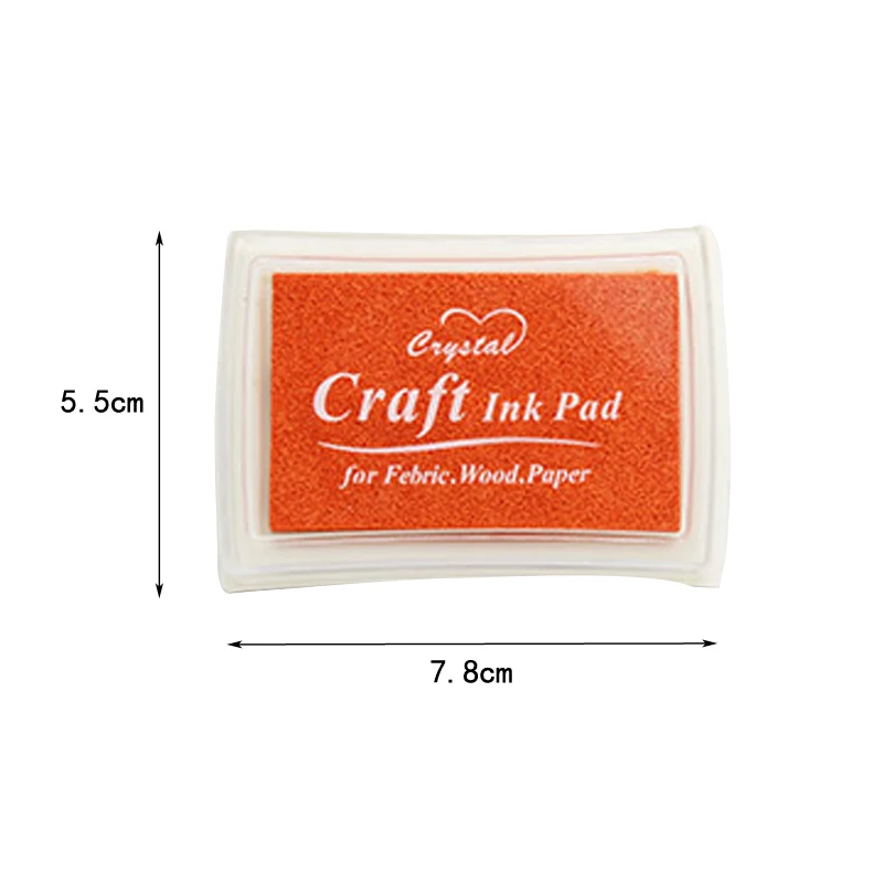 Чернильная подушечка 15 цветов резиновые штампы тканевая деревянная бумага для