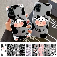 fhnblj cow print phone case for samsung a 10 20 30 50s 70 51 52 71 4g 12 31 21 31 s 20 21 plus ultra