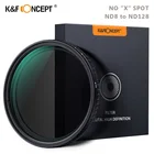 Фильтр для объектива камеры K  F Concept, переменный фильтр ND для объектива камеры 52 мм 62 мм 67 мм 72 мм 77 мм 82 мм, без бликов