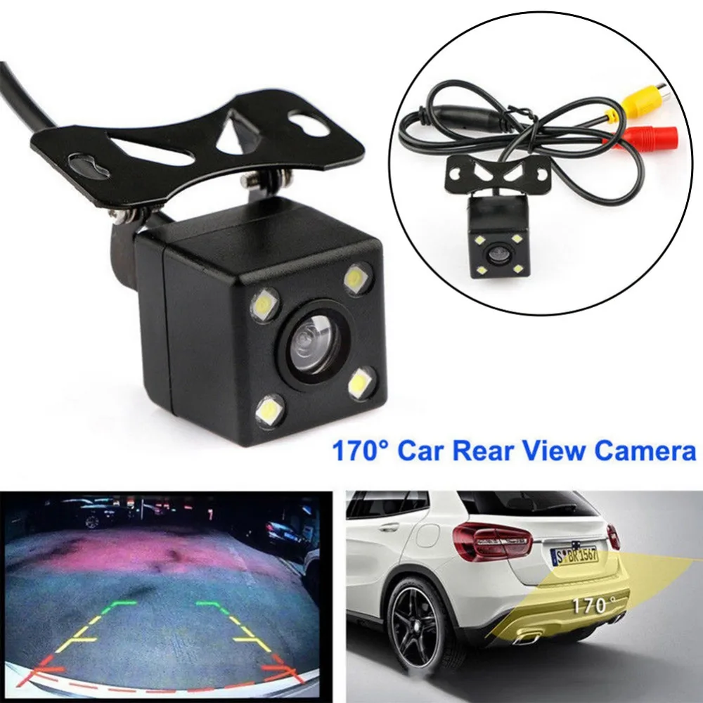 

Car Rear View Camera Universal Durable Backup Parking Camera 4LED Night Vision Waterproof 170 Degree HD Color Image #275887