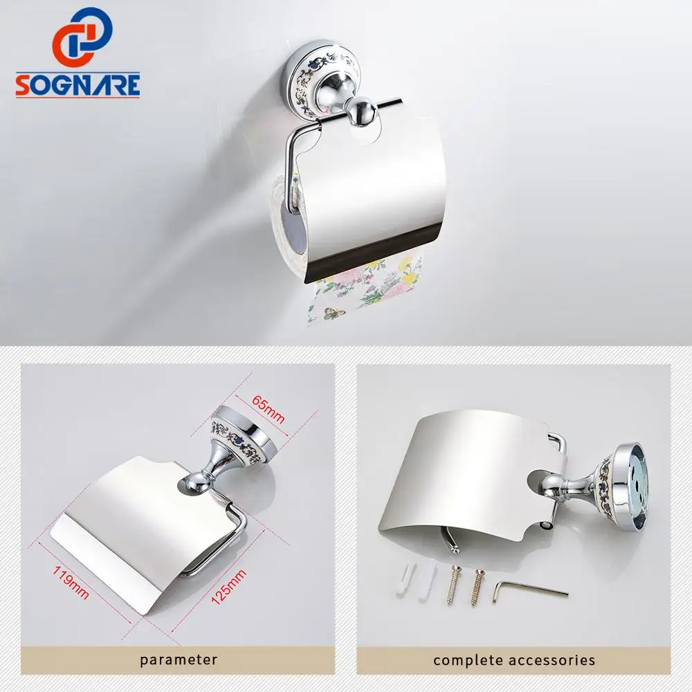 bathroom accessories ceramics sets brass chrome toilet brush holder towel rack bathroom hardware set ceramic bathroom products free global shipping