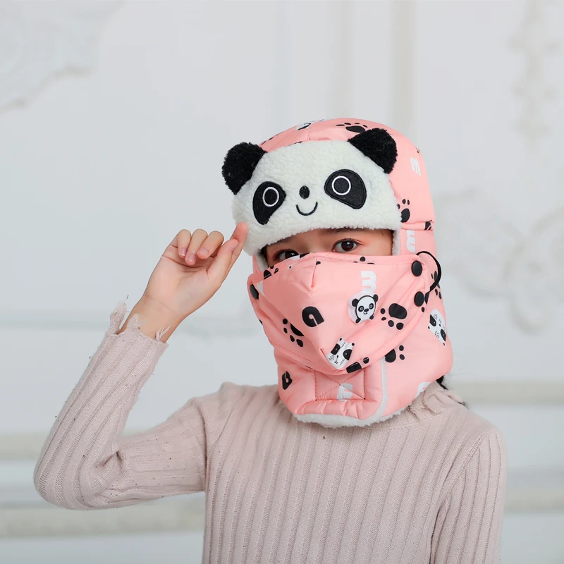 Шапки бомберы Foux детские шапки ушанки для мальчиков и девочек Милая зимняя