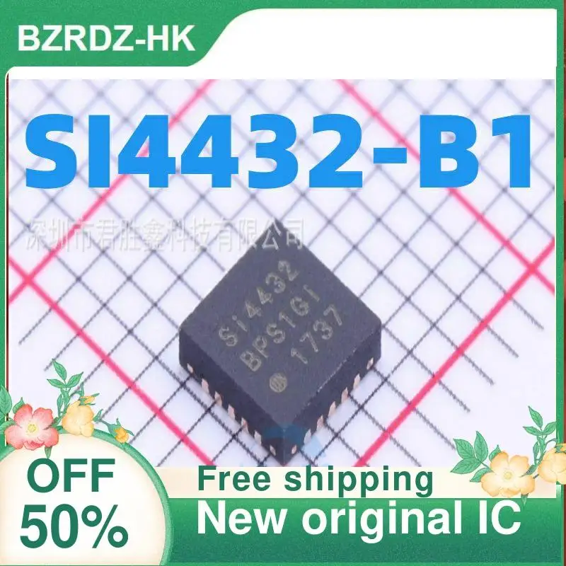 

2-10PCS/lot SI4432 SI4432-B1-FMR SI4432-B1-FM ISM QFN20 New original IC