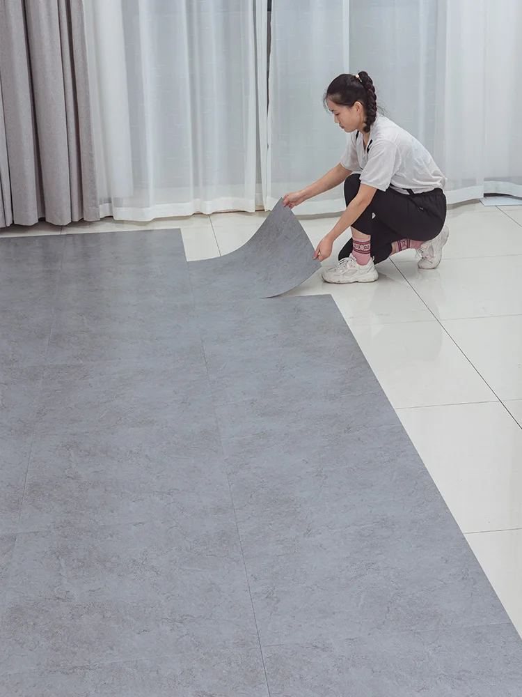 1piece Big size 60X60CM Waterproof Floor Stickers Self Adhesive Marble Wallpapers Kitchen Wall Sticker House Renovation |