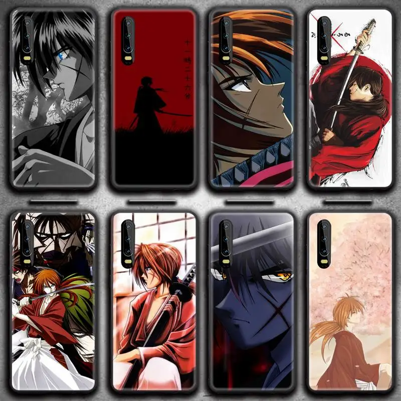 

Anime Rurouni Kenshin Phone Case for Huawei P20 P30 P40 lite E Pro Mate 40 30 20 Pro P Smart 2020