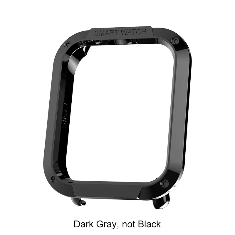 Dark Gray Plating Для Amazfit Bip чехол SIKAI защитный жесткий бампер чехол для Huami midong Bip Lite Смарт-часы PC Оболочка Легкий разноцветный - Цвет: Dark Gray Plating