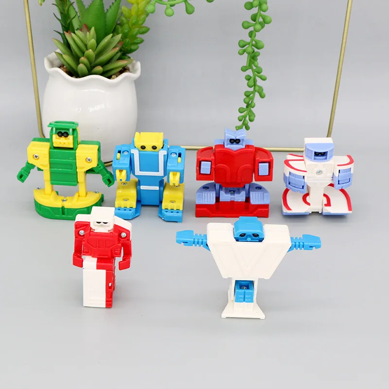 

10 шт. креативные игрушки, буквенно-цифровой робот-головоломка для раннего развития, Модель King Kong, игрушка, подарки для мальчиков
