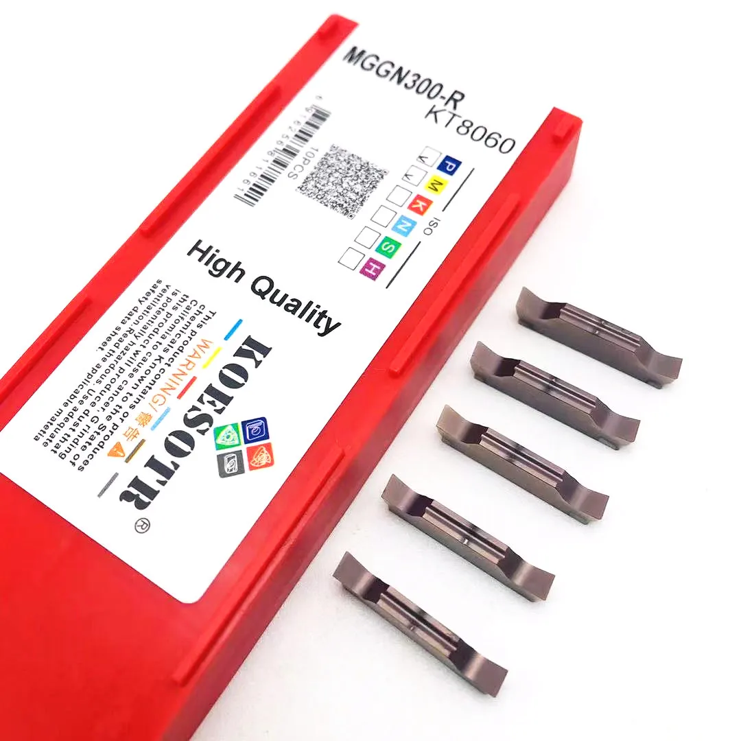 

Slotting inserts MGGN200 MGGN300 MGGN150 MGGN400 R original cemented carbide slotting inserts lathe metal parts MGGN alloy tools