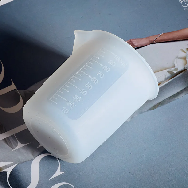 

100ml with Scale Glue Cup DIY Hand-made Tool Scale Silicone Measuring Cup Dripping Tool