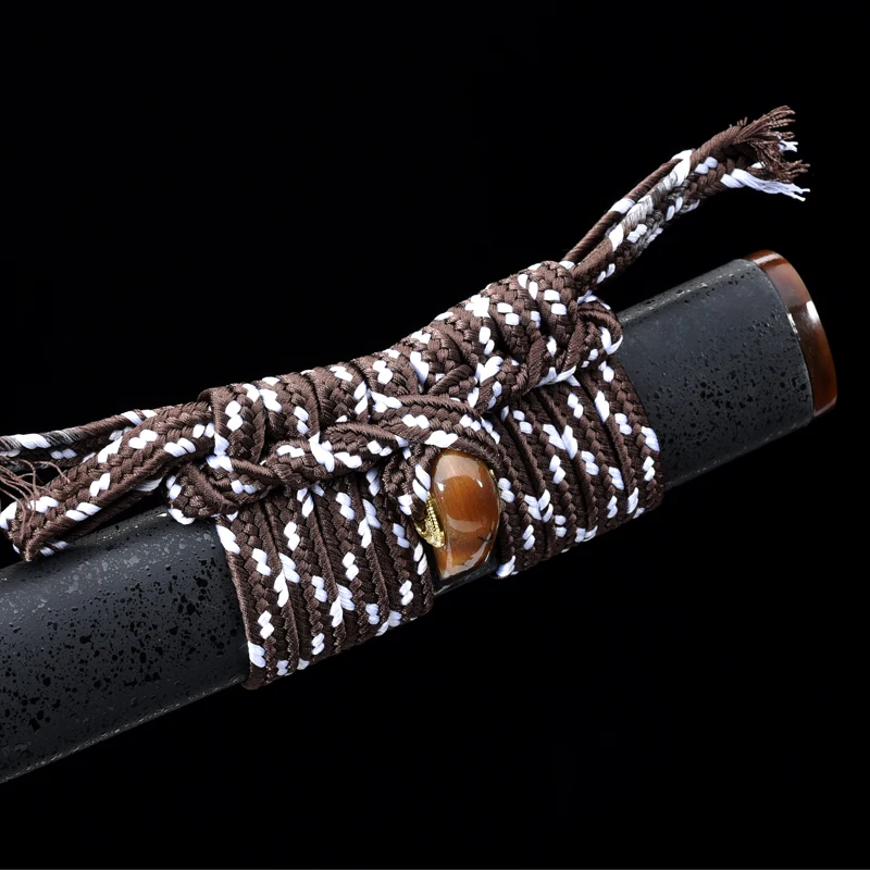 

Handmade Japanese Sword high quality samurai Katana T10 Steel Blade Clay Tempered With Real Hamon Razor Sharp