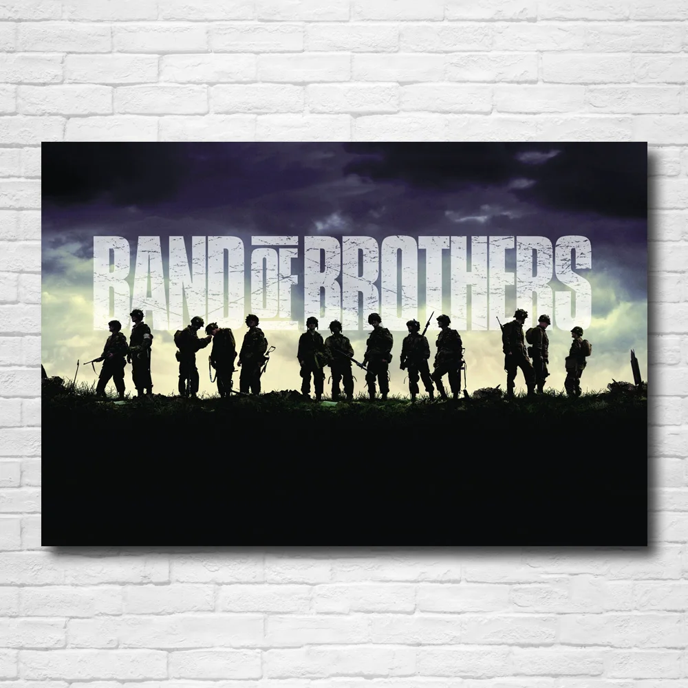 

BAND OF BROTHERS Movie Wall Art Posters and Prints Modern Canvas Painting for Home Room Decor