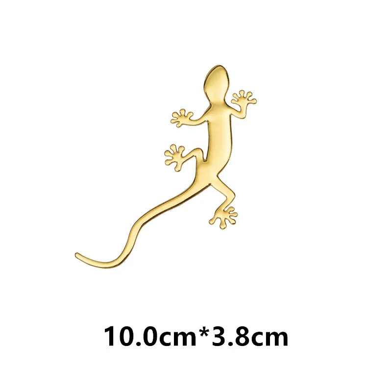 3D эмблема Gecko металлическая наклейка на багажник для BWW BENZ Audi Sline A4 A3 A1 A5 A6 A7 B6 B7 B5 Q3 Q5