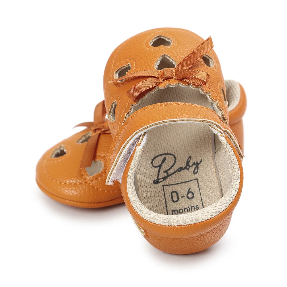 Обувь для малышей бант из искусственной кожи мальчиков и девочек одноцветная