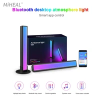 rgb led atmosphere table night light indoor home bedside floor lamp living room decor colorful rgb colorful smart app music lamp