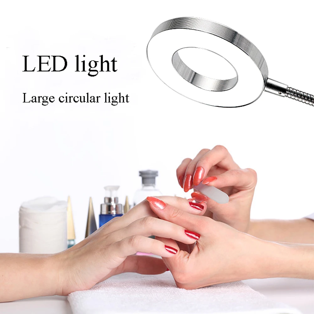 Clip-on Desk Lamp USB Table Eye Protection LED Light Bendable Flexible Reading for Nail Art Tattoo Makeup | Электроника