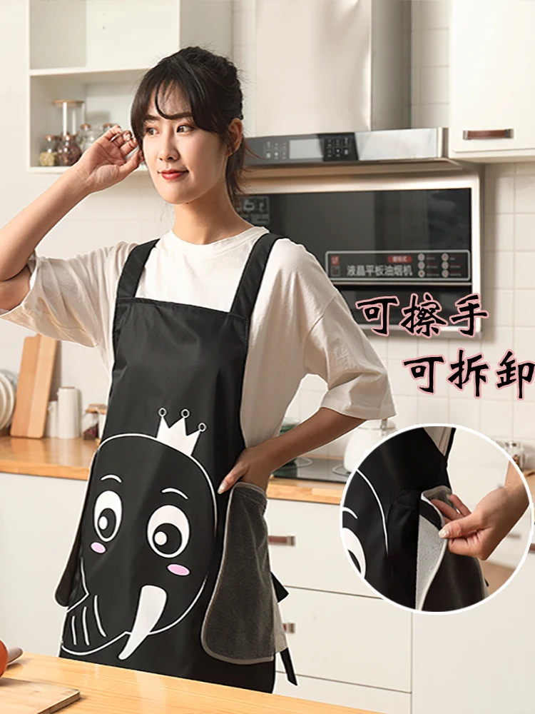 Кухонный Фартук милый японский женский корейский модный домашний