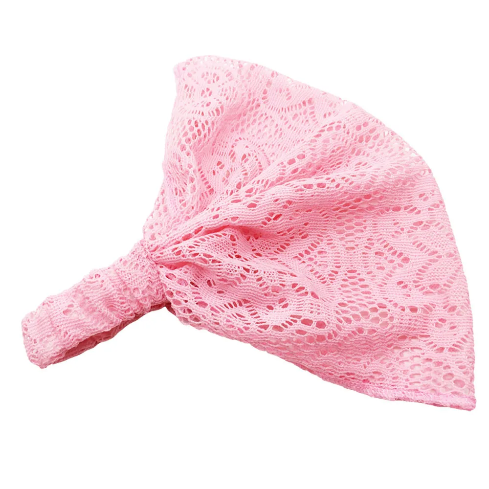 

2021 Fashion Women Headband Spring Summer Wide Stretch Turban Lace Hair Band Girls Solid Hair Accessories Girls Hairband Mujer