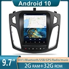 Автомобильный мультимедийный экран Tesla, экран 9,7 дюйма, Android 10,1, GPS-навигация, для Ford Focus 3 Mk 3, 2012, 2013-2015, 2016, 2017, авто радио