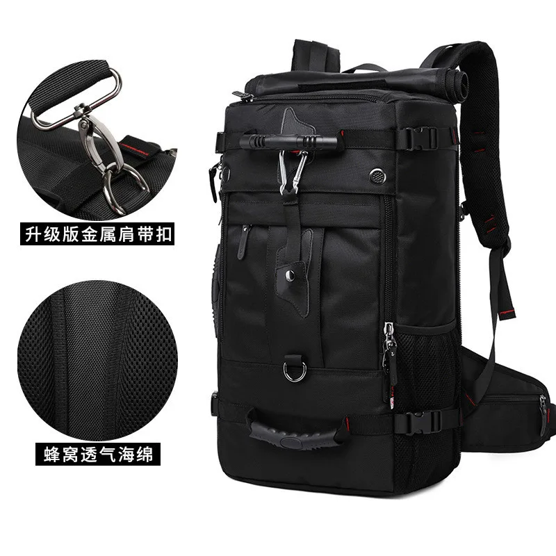 JIULIN 50л водонепроницаемый рюкзак для путешествий мужчин и женщин