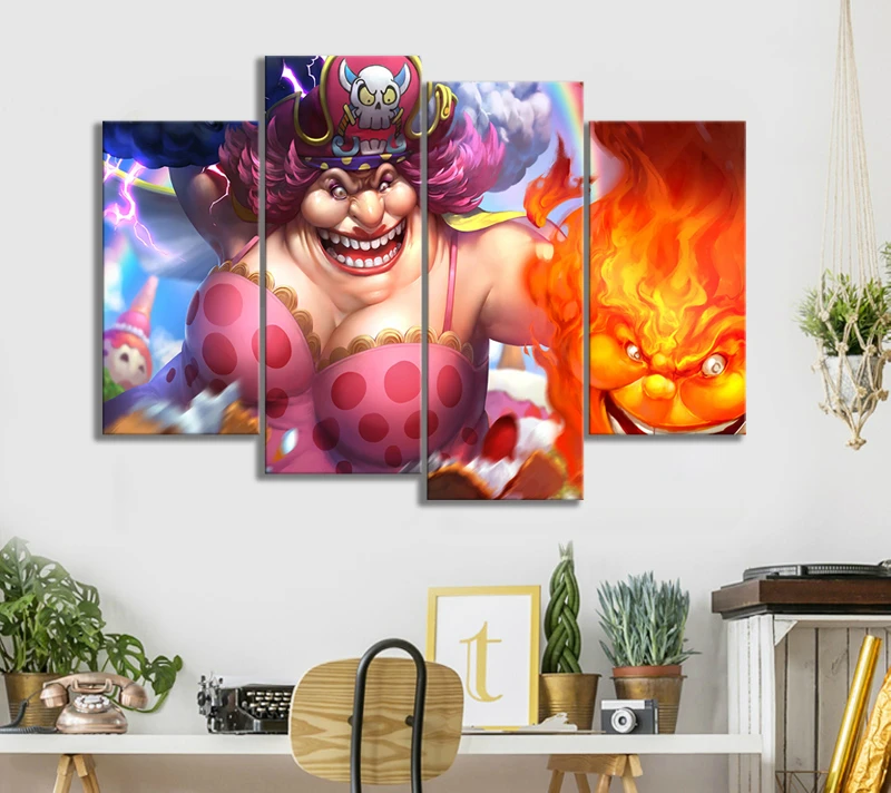 Постер аниме высокого разрешения безрамочные картины для большой мамы цельный