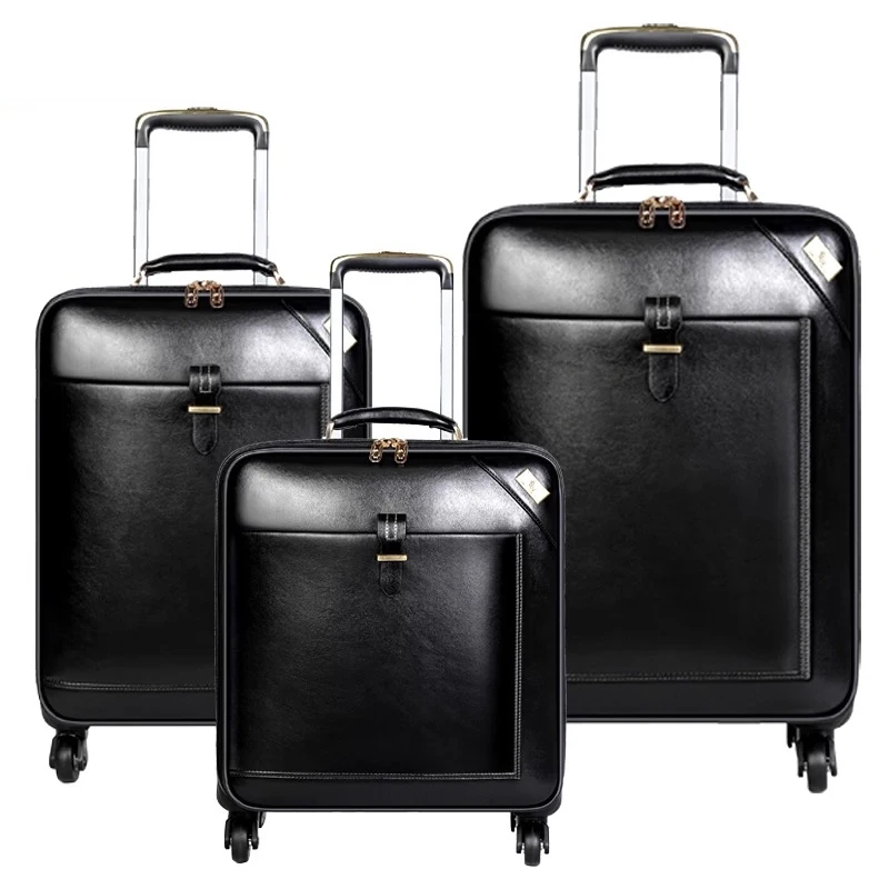 Чемодан на колесиках для мужчин и женщин чемодан деловых поездок|Чемоданы| |