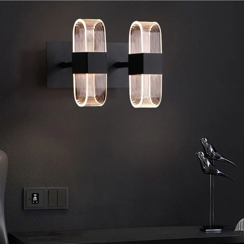 

Modern Wall Light Applique LED Murale Luminaire Lampe Design Wall Lamp Beside Sconce Bedroom Living Room Aisle Acylic Wandlampen