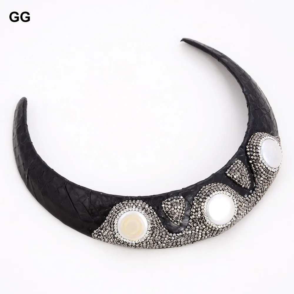 Ожерелье из белого жемчуга Keshi|choker necklace|leather choker necklaceleather |