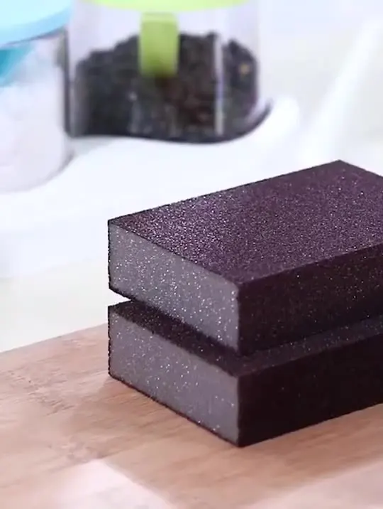 

10x7x1.2cm 5pcs Nano Emery Sponge Scrub Pot Scrub Pot Remove Rust Pot Scrub Sponge Block Magic Magic Wipe household items